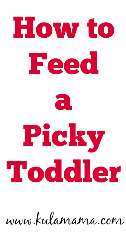 How to Feed a Picky Toddler by www.kulamama.com