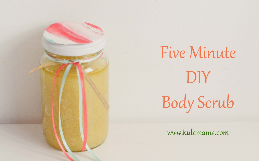 5 Minute DIY Body Scrub