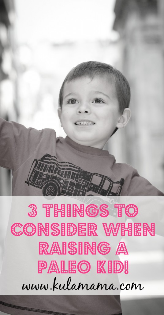 3 Things to Consider When Raising a Paleo Kid! Great info for all parents from www.kulamama.com
