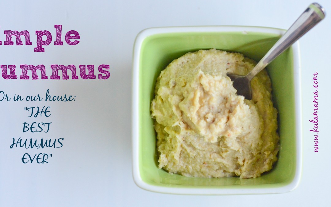 Simple Hummus (Gluten-free, Dairy-free)