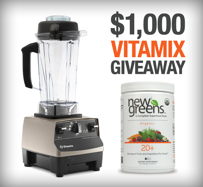 April Giveaway: Vitamix and NewGreens Organic = $1000 Value!