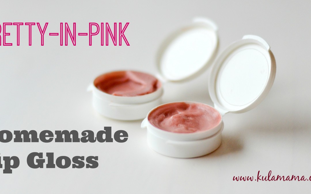 Pretty-in-Pink Homemade Lip Gloss