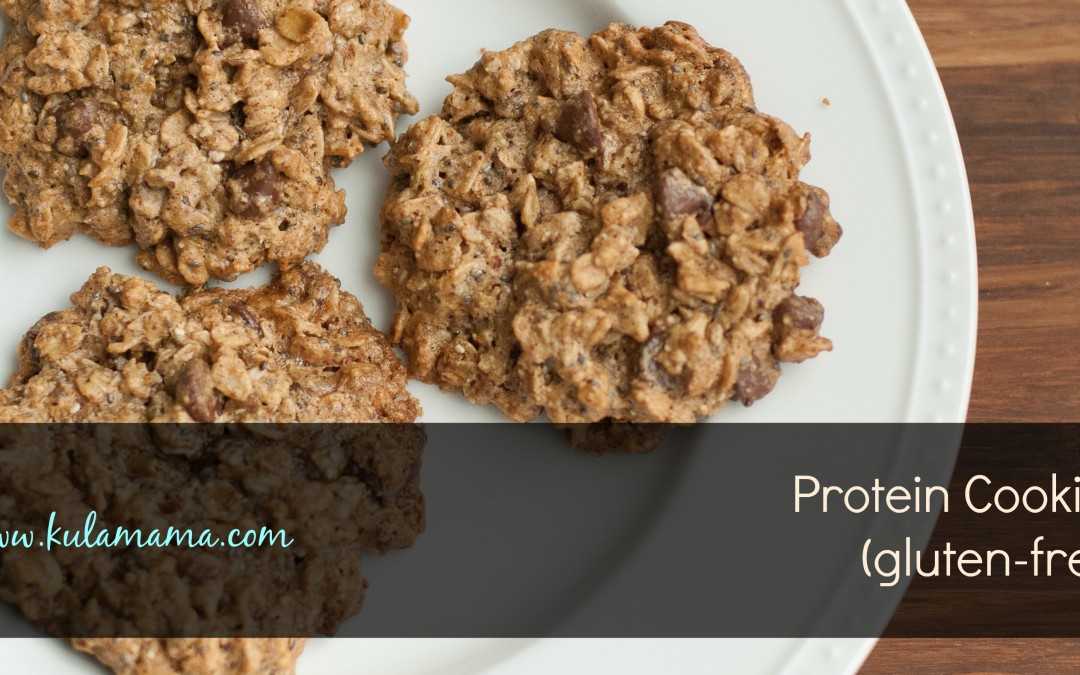 Protein Cookies (Gluten-free, Dairy-free)