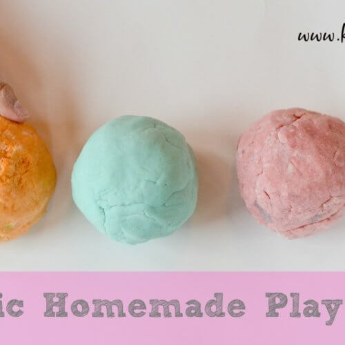 Homemade Aromatherapy Play-dough - The Baker Chick