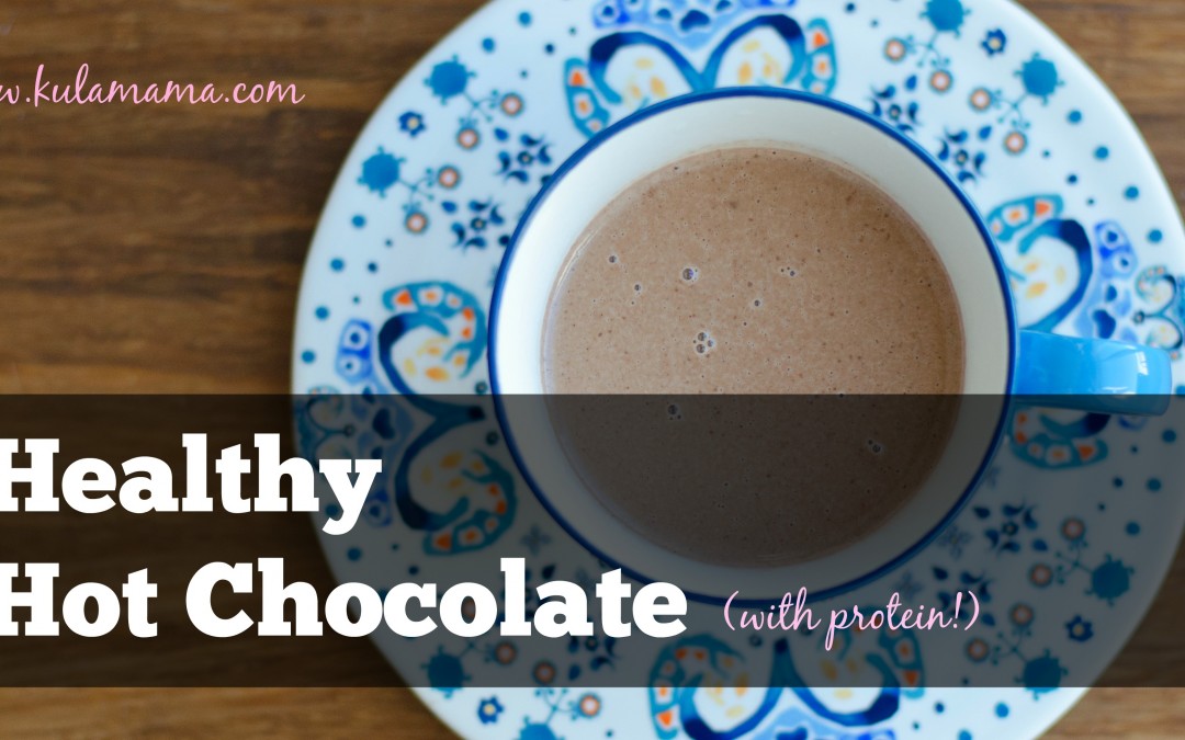 Healthy Hot Chocolate with Protein and Superfood Boosters!