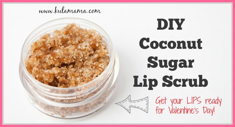 DIY Coconut Sugar Lip Scrub