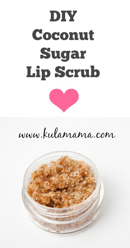 Super Simple DIY Coconut Sugar Lip Scrub Recipe from www.kulamama.com