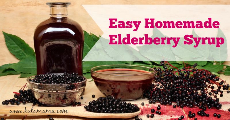 Easy Homemade Elderberry Syrup