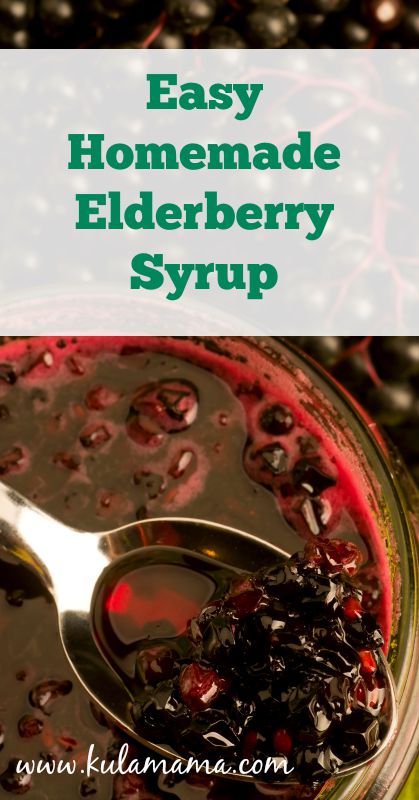 quick and easy elderberry syrup from www.kulamama.com