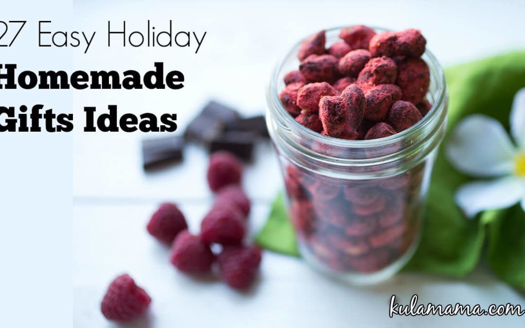 Easy Holiday Homemade Gifts Ideas